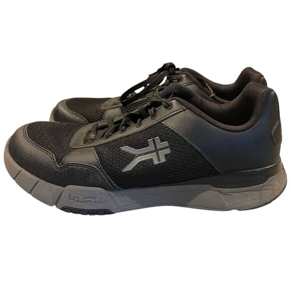 Kuru Mens Quantum 2.0 12.5W Black Orthopedic Walking Shoe Comfort Heel Pain - Picture 1 of 10